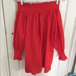 Off the shoulder dress